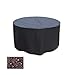 Produktbild Holi Europe Premium Gartentisch Abdeckung Gartenmöbel Schutzhülle RUND ø 100cm x 75cm Anthrazit