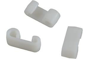 FKAnhängerteile 10 Stück - Expander - Doppelhaken - Planenhaken - Expander-Doppelhaken weiß