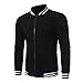 Produktbild Sannysis Jacke Herren Slim Fit Pullover Casual Langarm Mantel Herbst Winter Warm Reißverschluss Jumper Jacke Coat Top Bluse