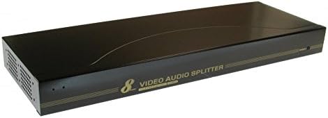 NEWlinkNLKVS-558AUDRK - 8 PORT VGA + AUDIO SPLITTER (450MHZ) RACK MOUNTABLE B/Q 5