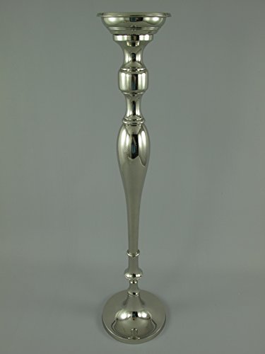 Preisvergleich Produktbild Vernickelter Leuchter H.82x20x20cm