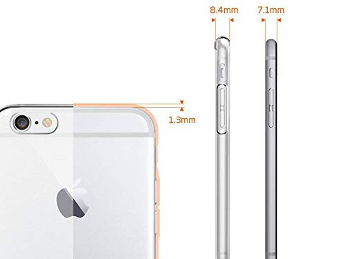 Spigen Liquid Crystal  Funda Carcasa de Gel Silicona  TPU y transparente para el Apple iPhone 6s 6  Trasparente