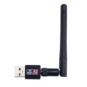 Kitchen Corner 500 to 1000 Mbps Mini Wireless USB WiFi Receiver Antenna Adapter Dongle for PC, Desktop and Laptops External (Standard)