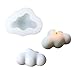 Price comparison product image GerTong Cake Mould Clouds Shape Creative Silicone Mould DIY Decoration 3D Fondant Cake Chocolate Mold Handmade Clay Resin Soap Craft Tools Gift