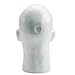 Male Mannequin White Styrofoam Head