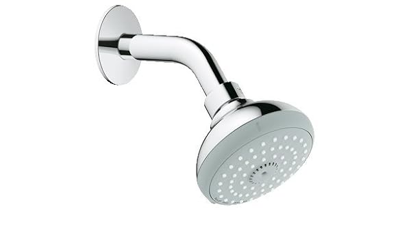 Grohe Brass Finish 3 Sprays Head Shower Standard Size Chrome