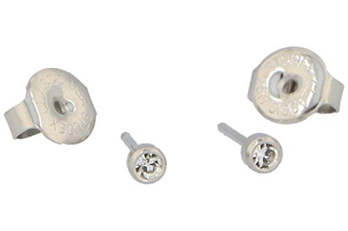 1 par studex Key2Life  Pendientes crystal Mini (3 mm de diámetro)