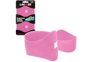 LACEEZE Original Bands – As Seen on Dragons' Den – Ribbed Technology – Secure Laces, Prevents Unraveling, Fits Shoe Size UK C13 – UK 6.5, Ideal for Sports Shoes, Football, Rugby