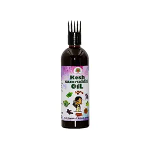 VAGBHATA HERBS Kesh Samruddhi Herbal Hair Oil (200ml) - Hairfall, Dandruff - Brahmi, Bhringaraj, Triphala