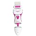 HOMETEK Professional Electronic Pedicure Foot File and Callus Remover - Gently and Effectively Remove Dead Skin and Reduce Calluses (Pink)