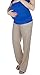 Mija - Linen light maternity trousers perfect for summer 3013 (12, Beige)