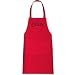 Produktbild Shirtracer Küche - Cook - 80 cm x 73 cm (H x B) - Rot - X967 - Kochschürze mit Tasche