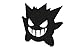 Price comparison product image Gengar Pokemon 15x15cm Aufkleber Sticker Decal für alle glatten Oberflächen. Auto, Wände, Fenster, Tür uvm.