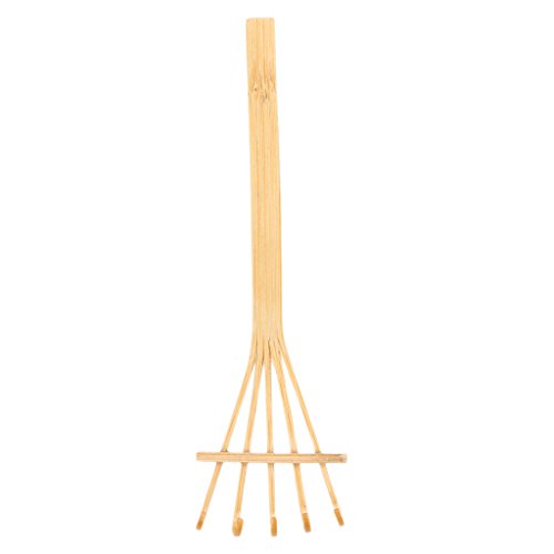 MagiDeal Harke Meditation Zubehör Für Zen-Garten Sand DIY Verzierung Dekor+Natürliches Bambus Rechen Meditation Zubehör Für Zen-Garten Sand DIY Verzierung+Naturholzspan Meditation Zubehör Für Zen-Garten Sand DIY Verzierung - 6