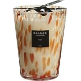 Baobab max16pc Pearls Coral Vela, Vela cera, 16 x 10 x 16 cm