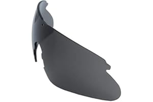 BLNTACKLE76 Set de repuesto Swiss Eye Raptor – Cristal intercambiable naranja, negro, transparente/blanco, adaptador de clip + 4 toallitas antivaho y pegatinas de la suerte gratis