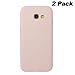 Produktbild Galaxy A5 2017 Hülle Dünn Silikon, Asnlove 2 Pack Handy Schutzhülle für Samsung Galaxy A5 2017 Hülle TPU Silikon Backcover Case Handytasche Einfarbig Telefon-Kasten Tasche Schutz Cover Design Rose