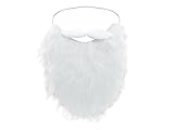 Vollbart in weiß - flexibel einsetzbar: als Nikolausaccessoire, Zwerg oder Holzfäller