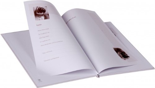 HENZO Baby-Tagebuch – FÜßE – Babytagebuch mit 44 illustrierten Seiten – Baby Fotoalbum – Buch zur Geburt oder Taufe - 3