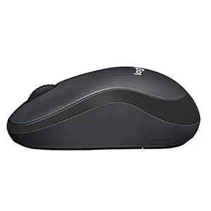 (Renewed) Logitech M221 Silent Wireless Mouse- Charcoal