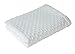 Plush Dimple Baby Pram Blanket - White