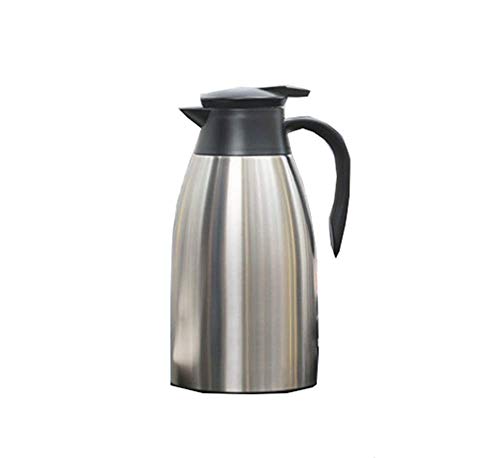 AA-SS Thermos de Grande capacit de Bouilloire de caf d'isolation de mnage de Vide d'acier Inoxydable