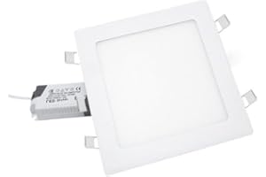 Spot LED Extra Plat Carré BLANC 24W - Blanc Neutre 4000K - 5500K - SILAMP