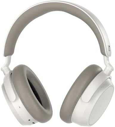 Sennheiser ACCENTUM Plus - Cuffie Bluetooth wireless, audio di alta qualità con funzione di ricarica rapida, autonomia di 50 ore e ANC ibrido adattivo - Bianco
