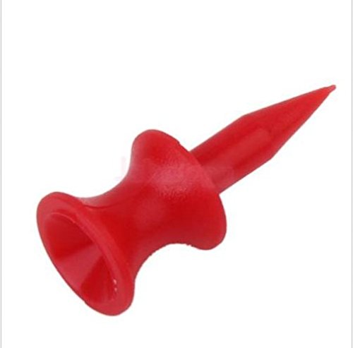 YunShuo-100Pcs-30mm-12-Red-Plastic-Golf-Step-Castle-tees-bulk-Golfer-Accessories