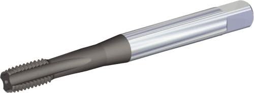 WIDIA GTD GX505005 Victory GX50 HP Tap, Semi Bottom Chamfer, Straight Flute, Right Hand Cut, 3 Flutes, M5 X 0.8, Carbide, TiCN Coating