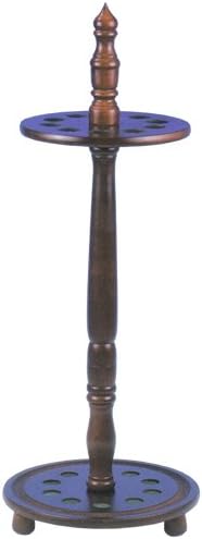 Free Standing Mahogony Cue Rack for 10 Cues