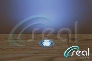 Seal Designs 10 x 30mm LED Lights Deck/Decking/Kitchen Plinth White **Now with IP68 Waterproof Transformer