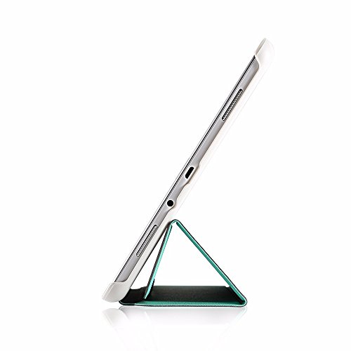 EasyAcc Samsung Galaxy tab A 9.7 Hülle Schutzhülle T550 Case Hochwertiges PU Leder Etui – mit Standfunktion und Automatischem Schlaf Funktion für Samsung Galaxy Tab A T550N/T555N 24,6 cm (9,7 Zoll) Tablet-PC (Minze Grün, Kunstleder, Ultra Dünn) - 5