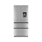 Continental edison ceraf536dix réfrigérateur Multi portes-536 l (350+186)-Froid ventilé- Classe a +-l 83,3 x h 182 cm-INOX