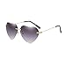 Produktbild Vovotrade New Retro Love Ocean Piece Sonnenbrille Street Beat Pfirsich herzförmige Sonnenbrille Mode cool, Urlaub unerlässlich (A)