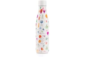Cool Bottles - Borraccia Termica - 500 ml - Crazy Skulls - Bottiglia d'Acqua in Acciaio Inox - Bevande Fredde per 36 ore e Calde per 18 - Finitura con Stampa 3D - Senza BPA