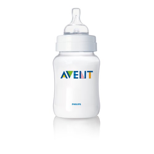 Philips AVENT 5 Pack BPA Free Classic Polypropylene Bottles, 9 Ounce