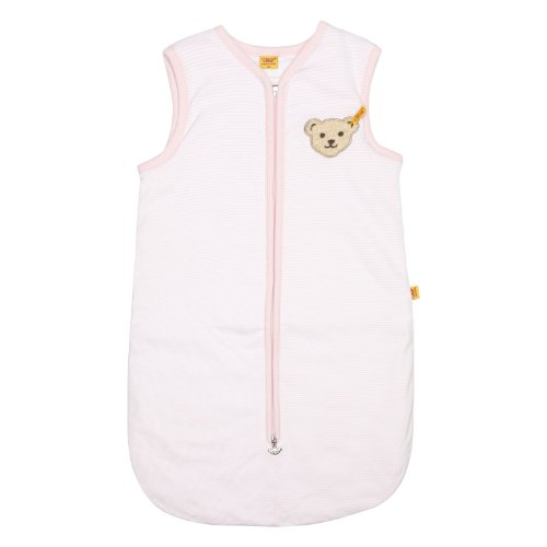 Preisvergleich Produktbild Steiff 0006640 Unisex - Baby Schlafsack, Gestreift, Gr. L70, Rosa