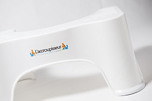 Toilettenhocker – empfohlen von Gastroenterologen – Bekommen Sie einen flachen Bauch dank kompletter Darmentleerung – Natürliche Hockstellung beugt Verstopfung vor – Diskret und Effizient WC Hocker - 8