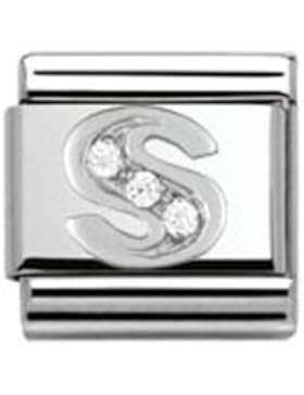 Nomination Composable Damen-Bead Classic Buchstabe Edelstahl (S) 330301/19