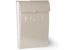 GARDEN TRADING Cassetta delle Lettere da Giardino con Serratura - Colore Creta