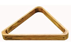 ClubKing Ltd Snooker & Pool Brown Wooden Triangle for 15x 2 1/16" Balls