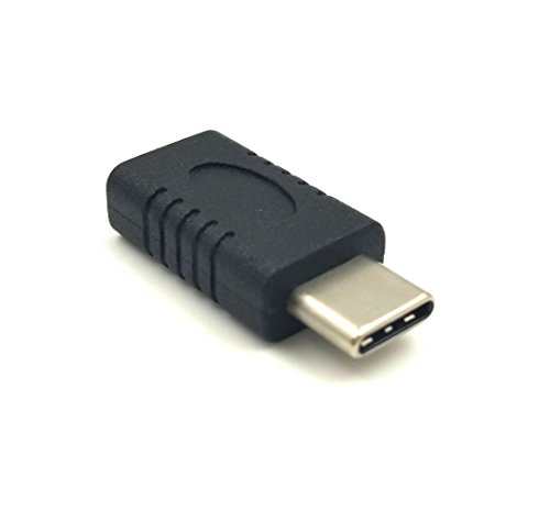 maxhood USB C Typ C männlich zu weiblich Adapter, gerade Tiny usb-c USB 3.1 der U89 Stecker auf Buchse Verlängerung Adapter für Laptop & Tablet & Handy (USB C M/F) - 2
