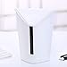 Produktbild Queta Creative Fashion Home Use/Office Desktop Mini Kunststoff Mülleimer Küche Bad Abfalleimer Reinigungszubehör weiß weiß