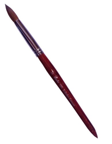 Professional Red Wood Kolinsky Acrylic Nail Brush Round Size 8 10 12 14 16 18 20 22 (10)