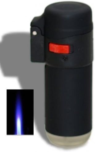 Coney Black Large Tank Lighter With Flame Lock Windproof Refillable New Multi Listing (3 x lighters)