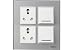 Havells ACMPGCSS08 Murano 8M Square Glass plate - Silky Silver RS.1599.00