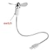 Produktbild Fogun Mini USB LED Programmierbare Lüfter Flexible Schwanenhalsform für PC Laptop Notebook-Desktops