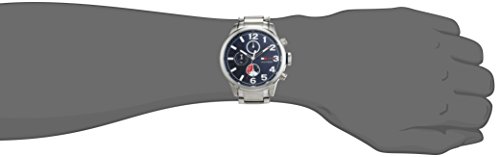 Tommy Hilfiger Mens Quartz Watch, multi dial Display and Stainless Steel Strap 1791242