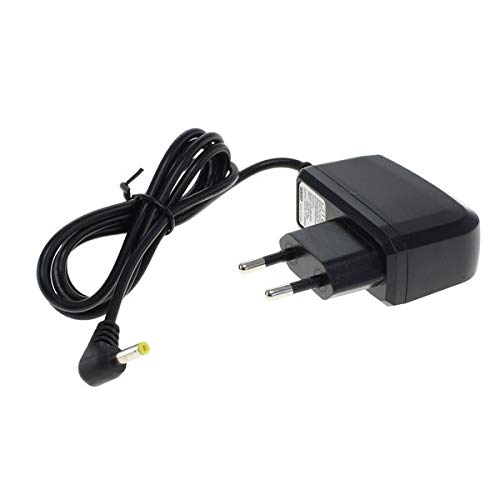 Preisvergleich Produktbild GIGAFOX® Ladekabel / Ladegerät / Netzteil / Charger - schwarz, 1,10m, 1000mA, 90° Stecker für TomTom One 1. Generation Navigationssystem Navi (5V / 4.0mm x 1.7mm) - für schnelles Laden